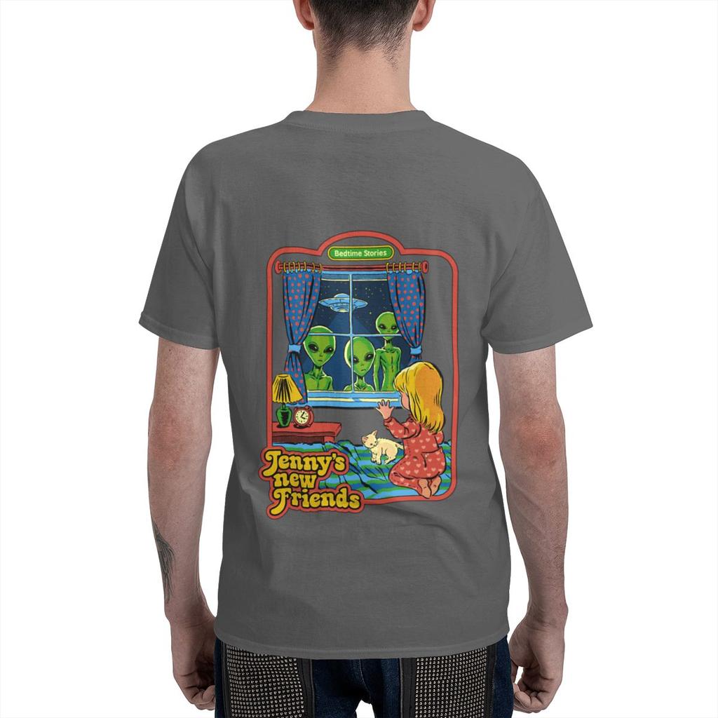 Jenny S New Friends Not Easy To Deform Reversible Tshirt Simple Casual Sweatabsorbing And Quickdrying Cotton Tee
