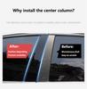 6 шт. Черные накладки на стойки боковых окон для седана Honda Civic 2022