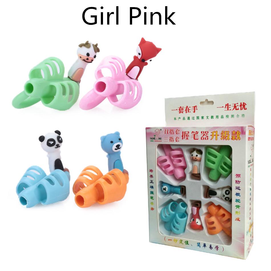 1/3 шт., детский держатель для карандашей, обучающая практика, силиконовая ручка, устройство для коррекции осанки для студентов