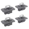 2Pcs/4Pcs Stainless Tie Down Anchors Retractable Truck Bed Top Side D Ring for Ranger F150 F250 F350 Super Duty-3000