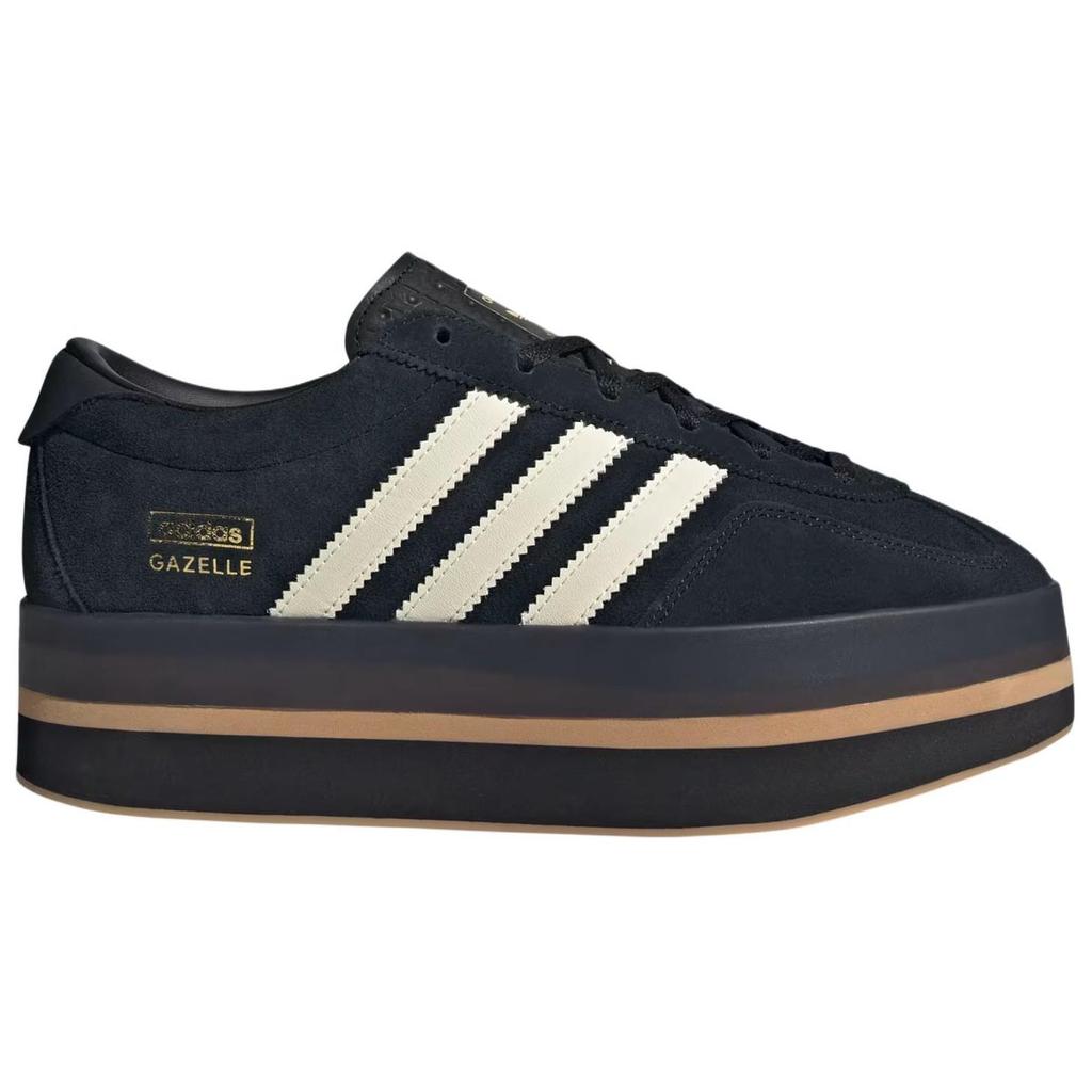 Gazelle Wmns Adidas Originals Stack 'Черный Кремовый Каучук' Женские JS0239