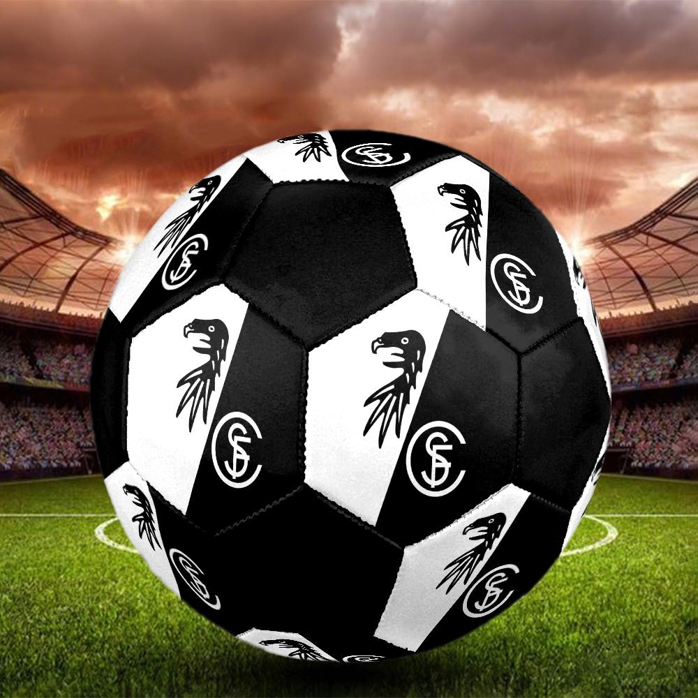 Футбольный мяч для зала SC Freiburg Цветной Машинная строчка ПВХ Размер 5 Готов к командным тренировкам и соревнованиям Прочный Высокий отскок Крутой Спортивный подарок