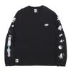 Футболка Retro Space Adventure Brushed Black [Chums] L/S мужская
