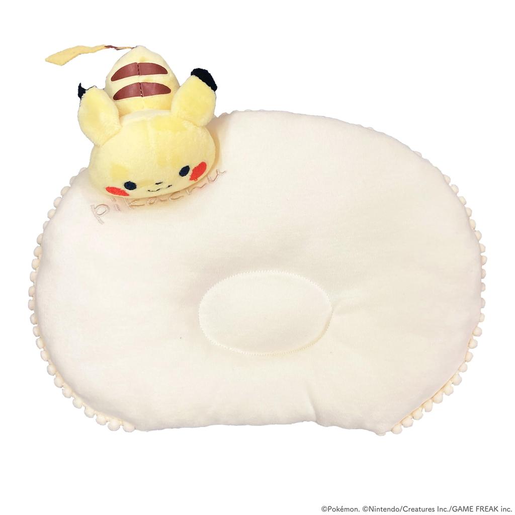 MORIPiLO Morishita Monpoke Детская подушка Покемон Пикачу 24x16 см Детские товары для новорожденных с персонажами покемонов Желтый 4621277