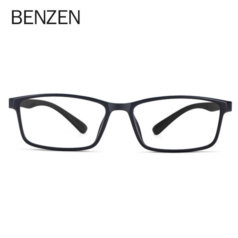 Качественные оптические очки BENZEN, оправа для мужчин и женщин, сверхлегкая оправа для очков для близорукости, квадратная оправа для очков по рецепту, 5196