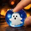 Stress Reducing Gadgets 2/4Pcs Halloween Ball Fidget Toy, Bat Ghost Pumpkin Themed Toy Squeeze Clear Sensory for Relieve Anxiety
