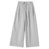 Wheat Ear Pattern Plush Wide-Leg Pants: High-Waisted, Warm, Straight Casual Floor-Length for Women, 2026