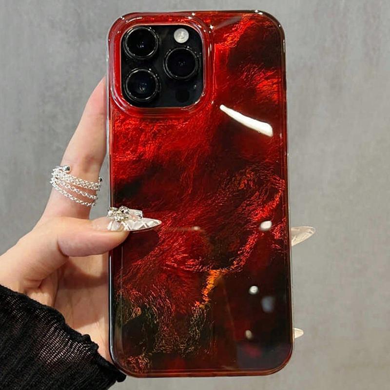 Эстетичный чехол для телефона с янтарным градиентом для iPhone 17 16 15 Pro Max 14 13 12 11 XS X XR 7 8 Plus 16E 17 Air Прозрачная бамперная крышка