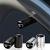 4Pcs 3D Metal Car Wheel Tire Valve Stem Cap Accessories For Mitsubishi 9 Ralliart EX ASX L200 Colt Outlander Pajero Lancer Cross