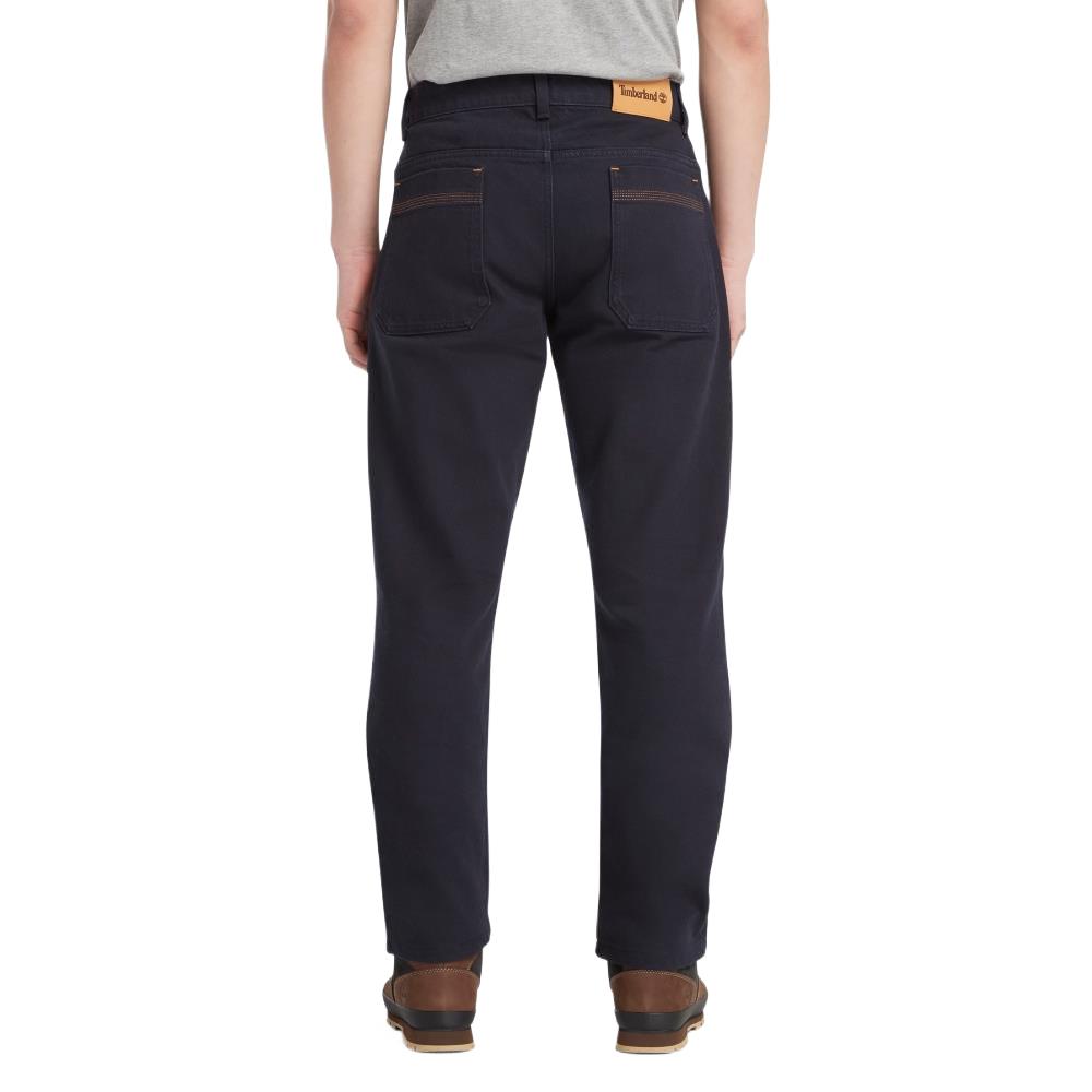 Timberland Casual Pants Men's Dark Sapphire Moderate Straight Fit Pants TB0A6FHE4331