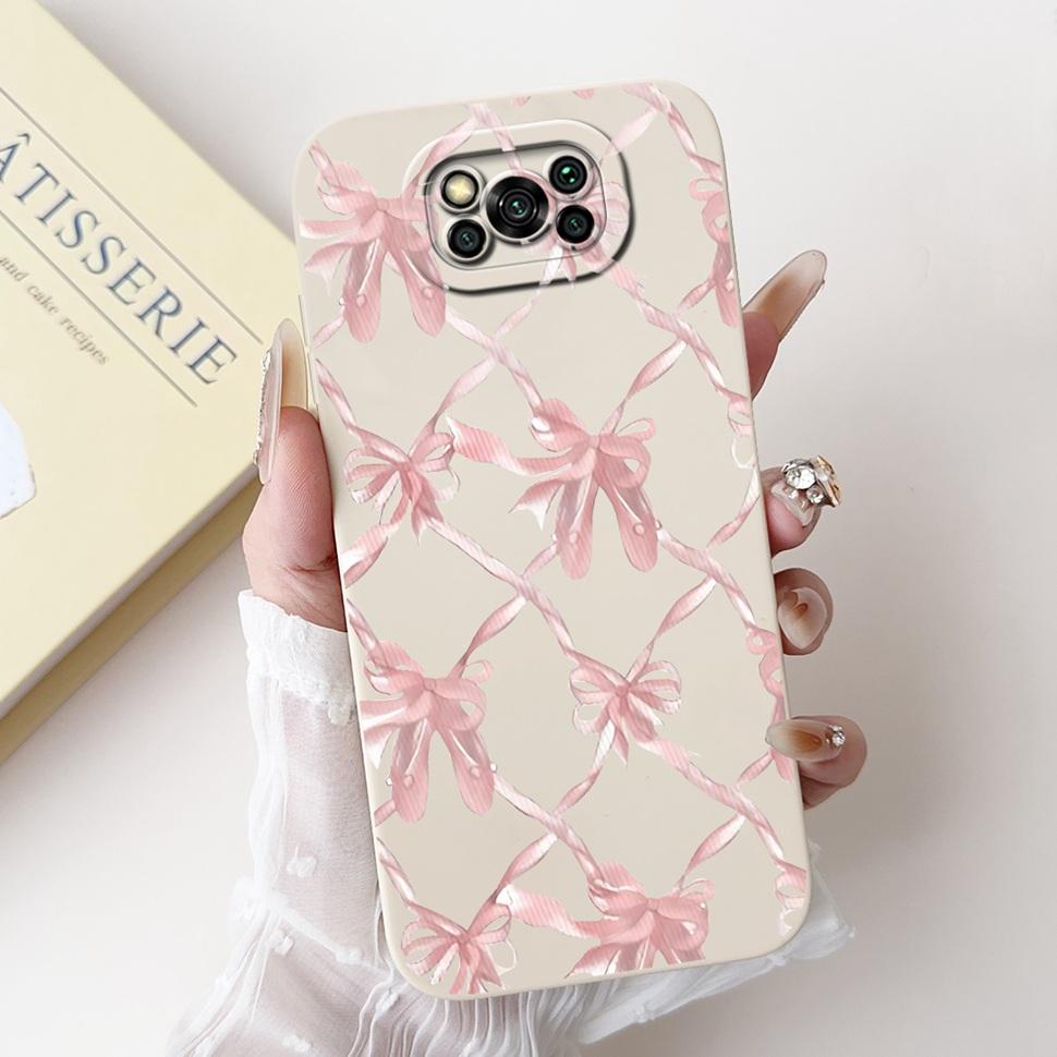 Phone Case For Xiaomi Poco X3 Pro Cases Simple Pattern Shockproof Back Cover Soft TPU For Xiaomi Poco X3 PocoX3 NFC Case Bumper