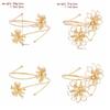 Adjustable Flower Bracelet Hollow Out Arm Ring Exquisite Armband  Beach