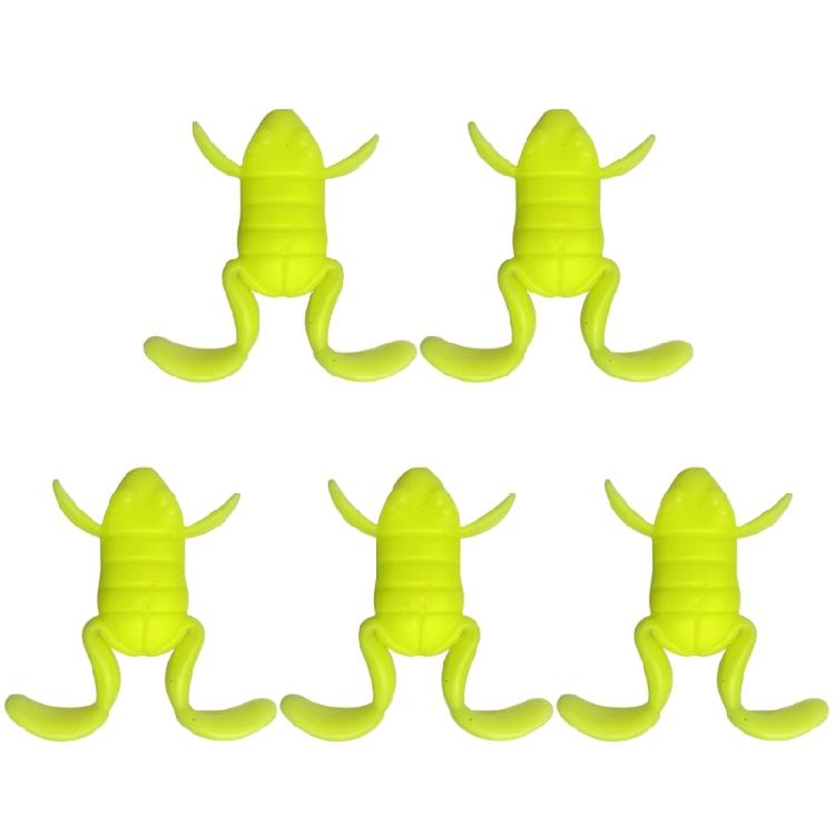 5Pcs Simulation Frogs Swimbaits Baits Topwater Floating Lures Fishing Soft Baits Artificial Frogs Lures Fishing Baits