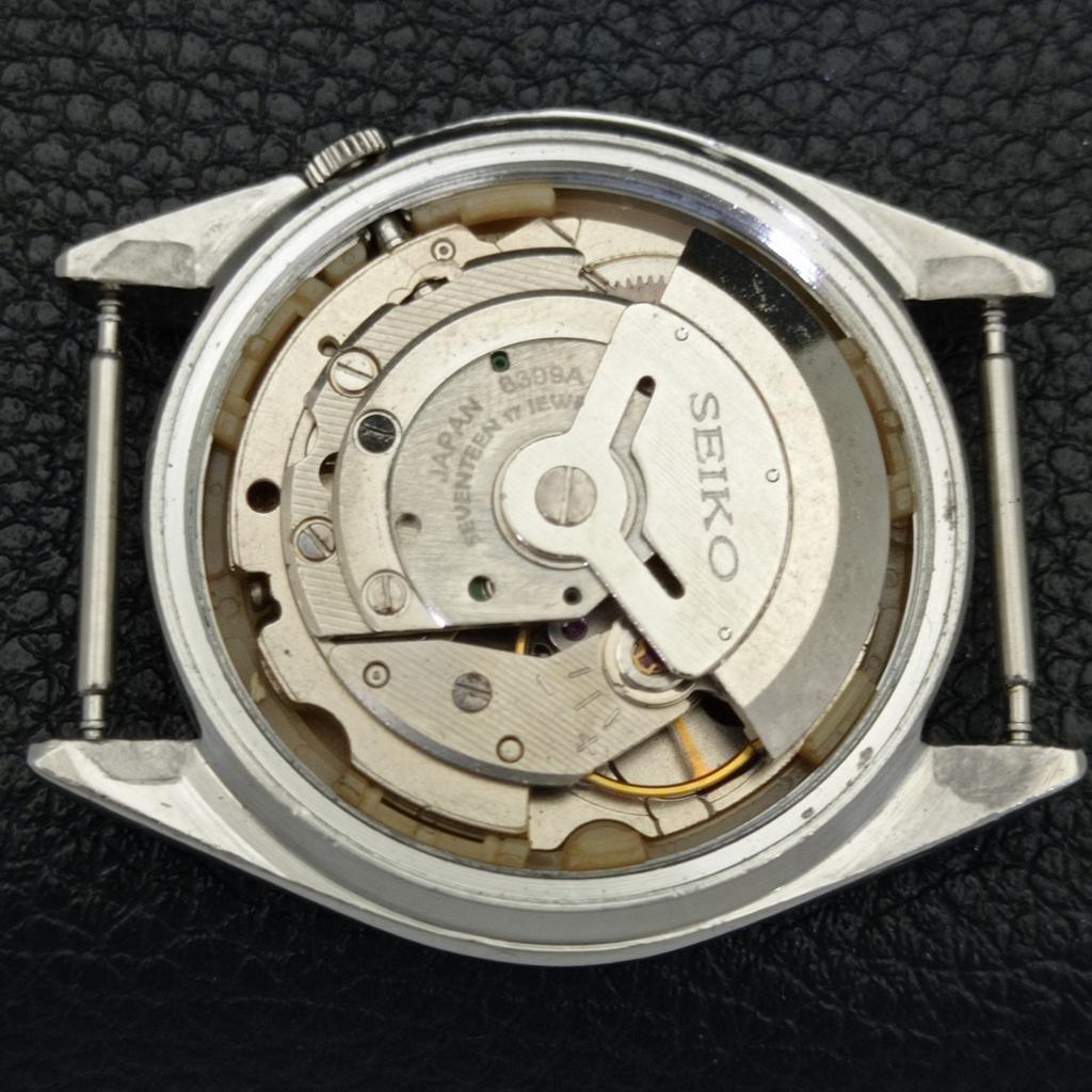 ЯПОНИЯ 6309A ВИНТАЖНЫЕ МУЖСКИЕ АВТОМАТИЧЕСКИЕ ЧАСЫ SEIKO 5 С ЦИФЕРБЛАТОМ СИНЕГО ЦВЕТА a701328-5