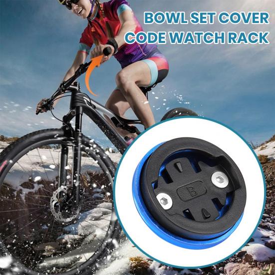 1 комплект держателя для велосипедного компьютера, центрально установленный кронштейн для крепления спидометра для Cateye/Garmin/Bryton