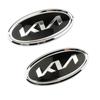 AANO1 Car Front Hood Emblem Rear Trunk Badge Steering Wheel Center Sticker Hub Center Sticker for KIA K3 K5 Sportage R Sorento Carens