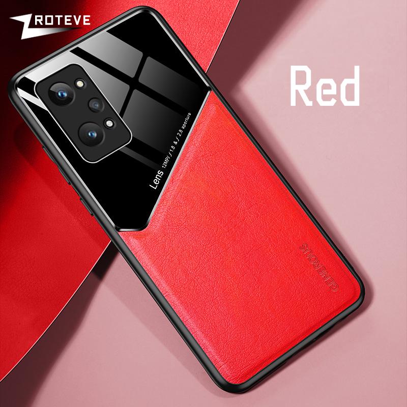 Для RealmeGT2 чехол Zroteve PU кожаный автомобильный магнитный жесткий чехол для ПК для Oppo Realme GT 2 3 5 GT5 GT3 GT2 Pro 5G глобальные чехлы для телефонов