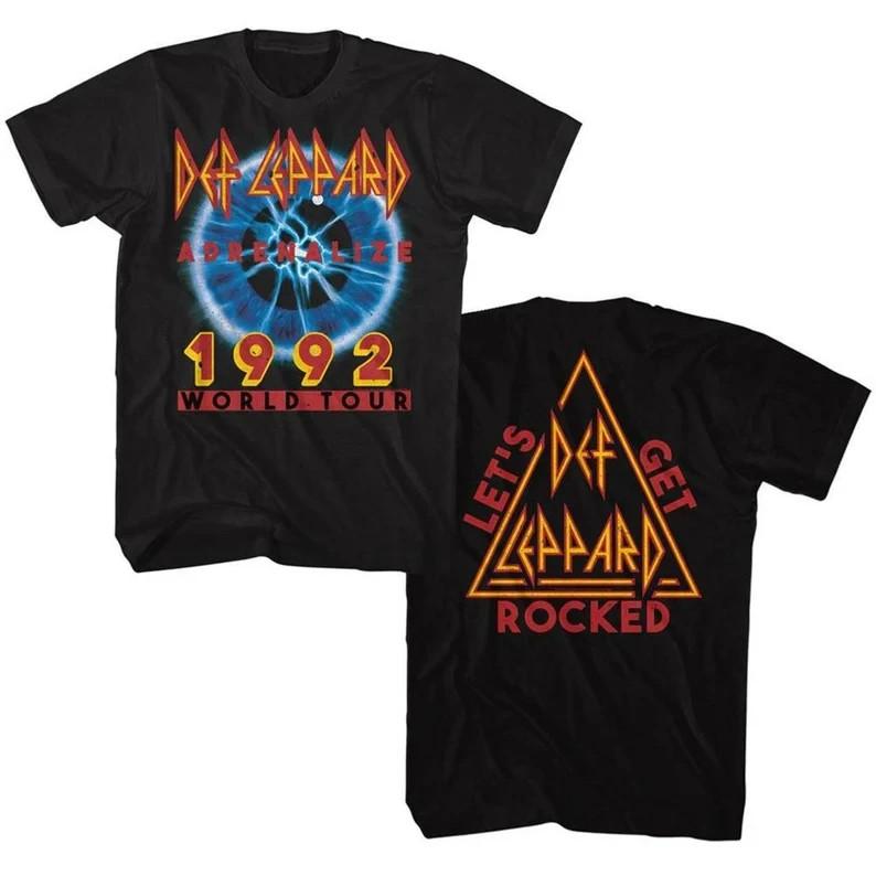 Def Leppard Adrenalize Tour Черная футболка для взрослых Унисекс футболка