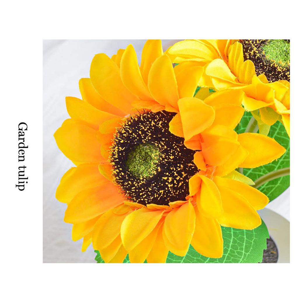 Лампа подсолнечника, USB аккумуляторная светодиодная ночная лампа подсолнечника, светодиодная ночная лампа с искусственным подсолнухом, атмосферные лампы, лампа подсолнечника, лампа в горшке с цветами