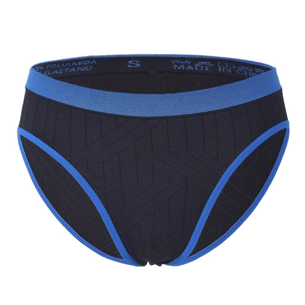 Ladies' Contrasting Low Waisted Pants With Seamless Hip Lifting Underwear