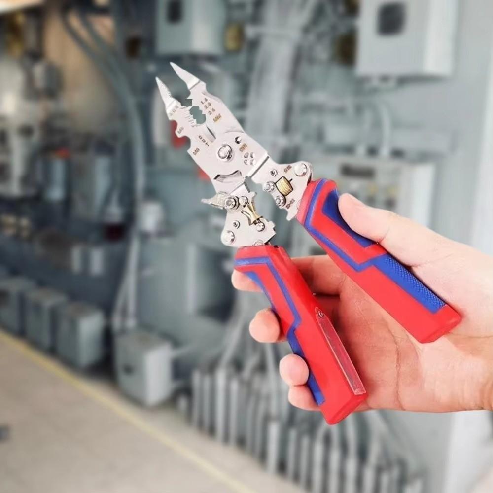 Stripping Crimping Electrical Wire Stripper Foldable Design Cable Cutter Pliers Wire Cutting Work