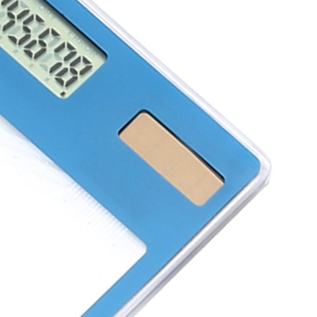 Калькулятор на солнечной батарее с сенсорным экраном, 8-разрядный ЖК-дисплей, портативный прозрачный калькулятор для офиса, школы, дома