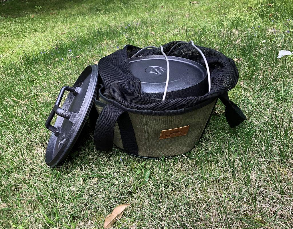 Чехол для голландской печи CAMPING MOON, холщовый, 10-дюймовый, сумка для хранения духовки Dodge DO-28BK