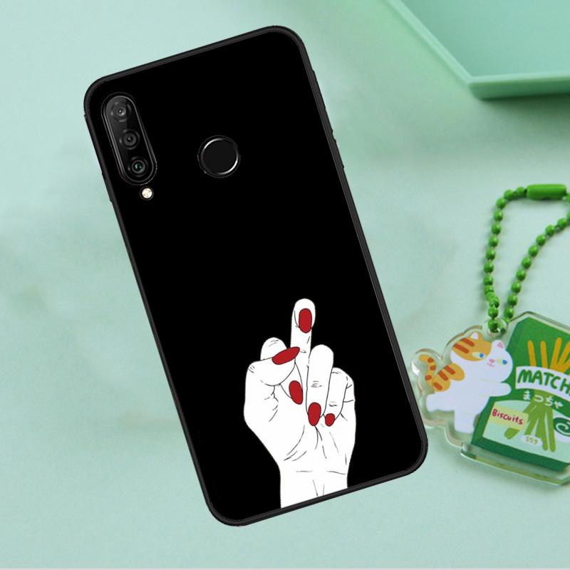 Девичьи Коды Рук Забавные Сигналы для Huawei Nova 10 9 SE 5T 12s 12i 11i Y91 Y90 Y60 Y70 Y72 Y61 P20 P40 P30 Lite P60 Pro Чехол