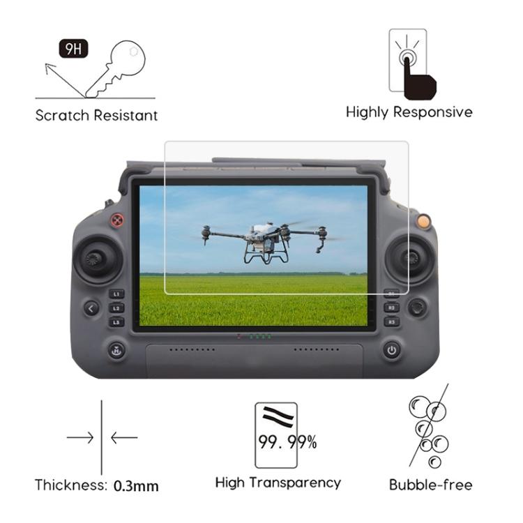 Для пульта дистанционного управления DJI T40 взрывозащищенная закаленная стеклянная пленка для экрана дрона RC