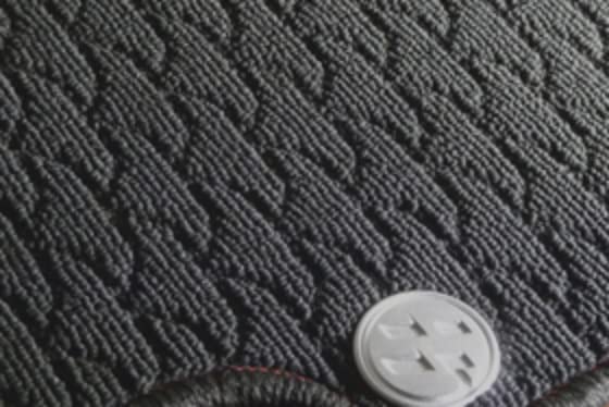 MONSTER SPORT Floor Mats for Toyota Black x 1ASQ10 86/Subaru BRZ, Red,