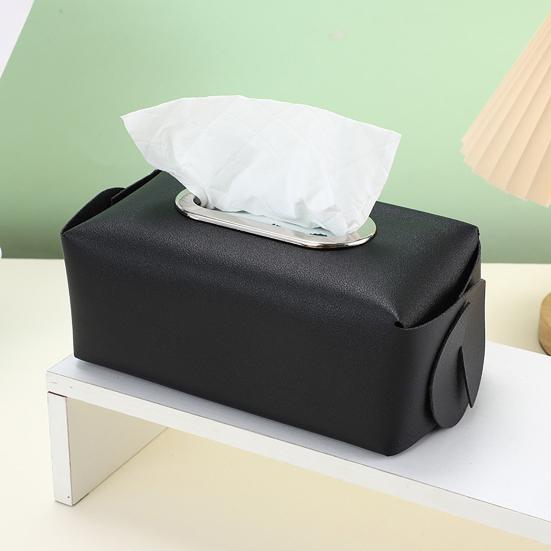 Квадратный держатель для коробки с салфетками, однотонный, большой емкости, складная конструкция, простая сборка, чехол для настольной коробки с салфетками