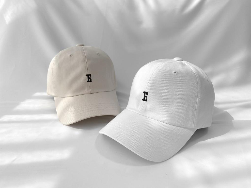 Women's Unisex Basic E Ball Cap Hat Basic Cap