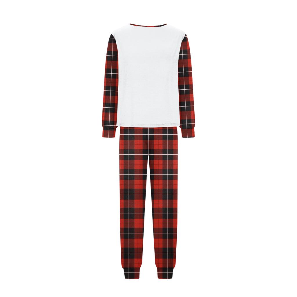 Christmas Print Parent-child Long-sleeved Pajamas Set Home Wear