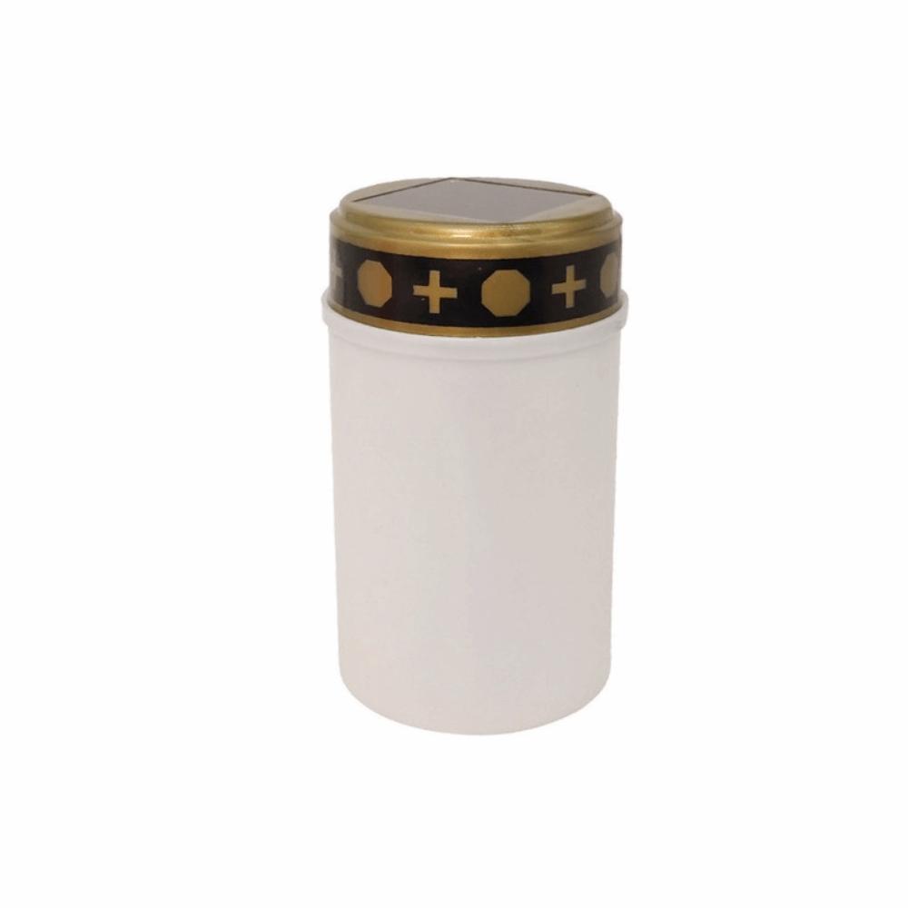 Rainproof Solar Cemetery Candle Light Waterproof Electronic Candle Light Grave Memorial Tribute