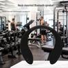 Беспроводная Bluetooth-колонка на шею с 3D-звуком, готова к спорту, портативная для улицы, дизайн-гарнитура, слот для карты в комплекте.