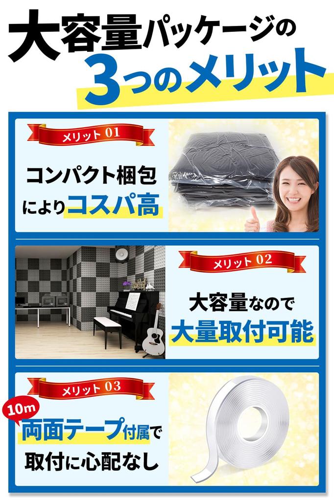 Емкость гофрированный 5см набор Звукоизоляционный Fast Экстра толстый гофрированный уретановый пеноматериал губка Звукопоглощающий материал Амортизирующий материал 25см x 25см