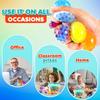 6Pcs Squishy Stress Balls Fidget Toys Mini Squeeze Balls Adhd Stress Relief For Kids Adults Classroom Prizes Birthday Gift