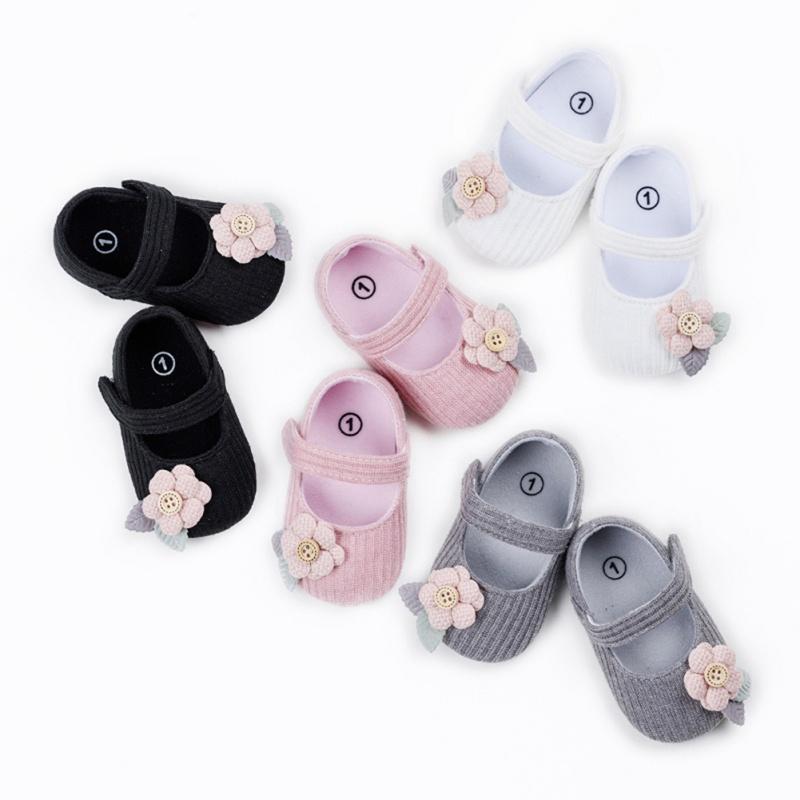 Baby Girl Breathable Flower Design Anti-Slip Casual Sneakers