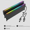 Универсальный радиатор памяти 5 В 3PIN ARGB AURA Sync алюминиевый сплав модуль памяти радиатор DDR3 DDR4 DDR5 для настольного ПК RAM память