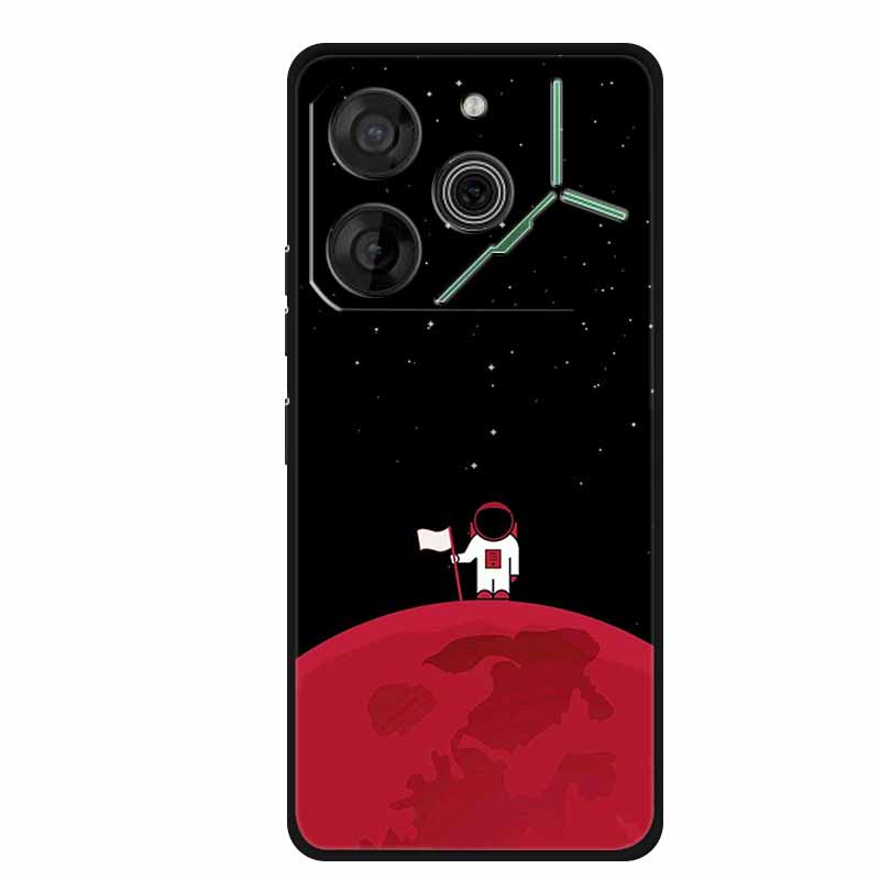 Для Tecno Pova 6 Чехол Роскошный ТПУ Мягкий Силикон Чехлы для Телефона Задняя Крышка для Tecno Pova6 2024 6.78" Ударопрочный Любовь Новый Милый Чехол