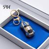 Unique Car Peripheral Sports Keychain with Sparkling Rhinestones, Durable Zinc Alloy Rhinestone Key Fob Stylish Pendant, Decorative Compact