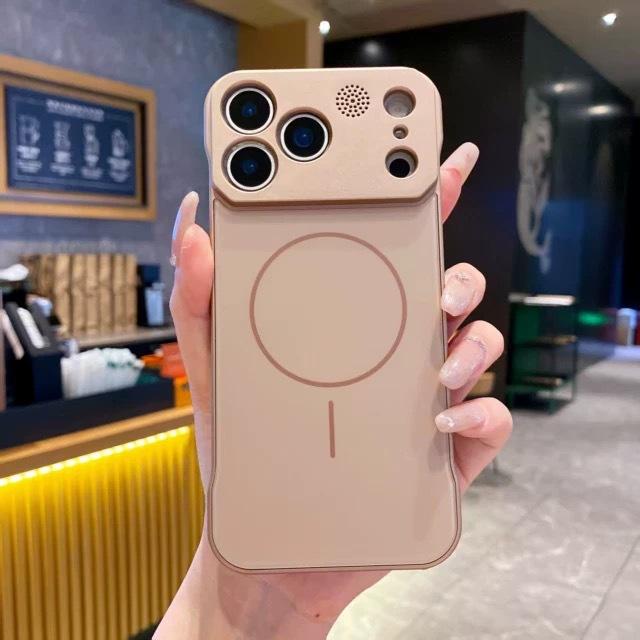 Тонкий чехол для телефона iPhone17PROMAX с ароматерапией, магнитный, безрамочный, подходит для Apple 16, матовый на ощупь