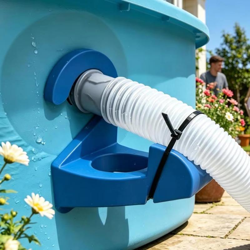 Pool Pipe Holders Easy To Clean Non-slip Leak Proof Tube Hangers for Indoor Outdoor Garden Pool Maintenance