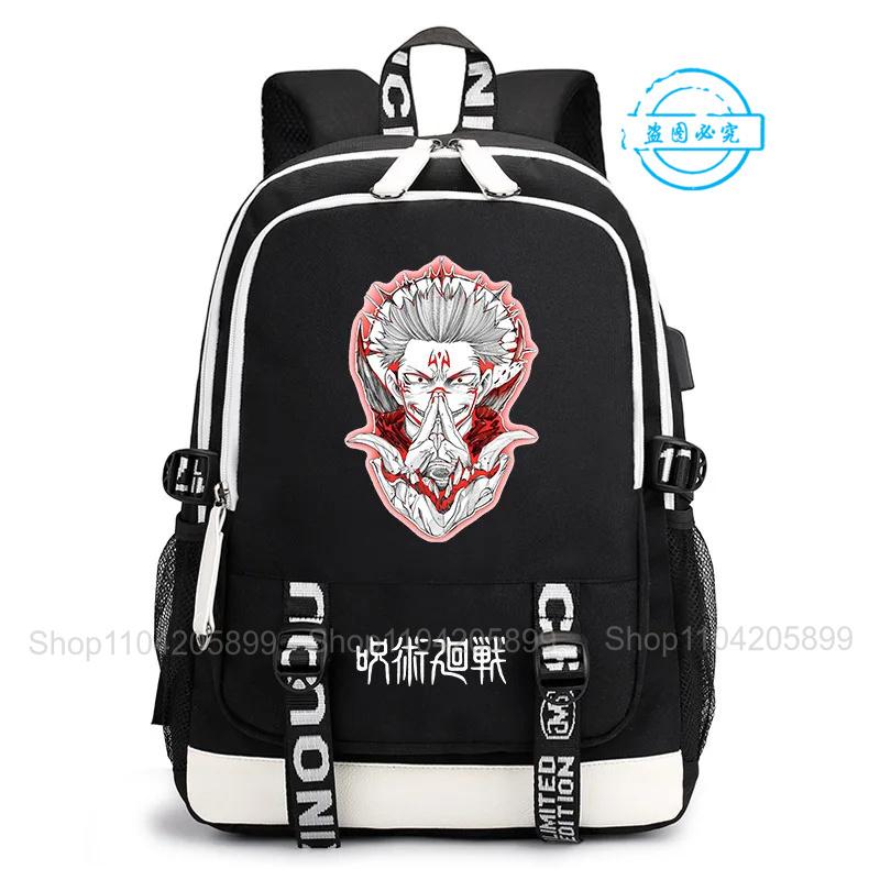 Рюкзак Jujutsu Kaisen Аниме Сатору Косплей Mochila Большая Вместимость Студенческий Мальчики Школьная Сумка Мультяшный Ноутбук Путешествия Rucksack Подарок