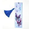 Cartoon Animal Flower 5D Diamond Painting Bookmark Kits DIY Mosaic Gift Special Shaped Diamond Tassel Leather Bookmark