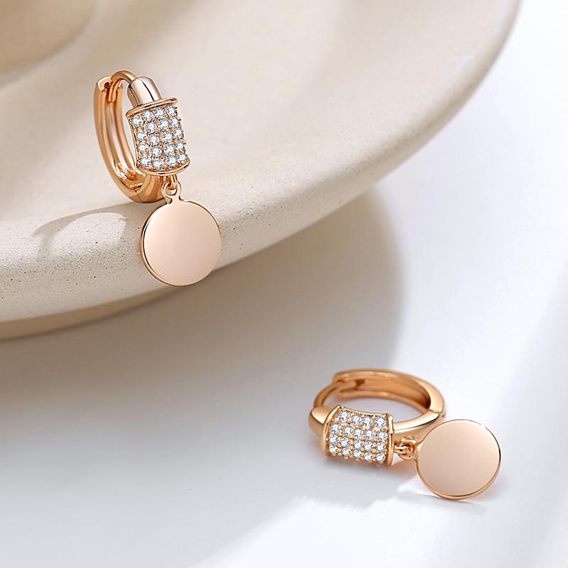 Глянцевые серьги-капли для женщин Kinel, роскошные циркониевые свадебные украшения для невесты