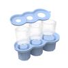 Silicone Ice Mold Cylinder Ice Cube Tray for 20-40oz Tumbler Cup with Lid Hollow Shape Stackable Easy Release Juice Whiskey Cocktail Ice Cubes
