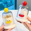 Cartoon Toothpick Holder with Removable Dust Cover Plastic Toothpick Dental Floss Dispenser Home Office Restaurant Desktop Toothpick Organizer