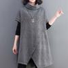 Sweater for Women Autumn Winter Thickened Warm Knitted Stretchy Long Sleeve Oversize Knitted Sweater Dress Top