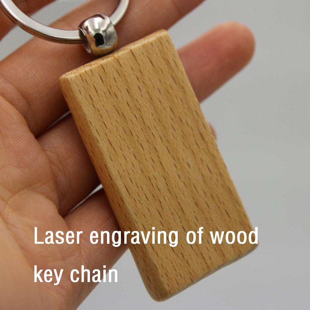 Деревянная сумка-брелок с подвеской, гладкая поверхность, крючок, органайзер, простой стиль, украшение, мастерство, несколько форм, украшение с клипсой